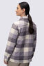 Macpac Women's Alma Fleece Lined Shirt, Rabbit Check, hi-res