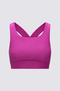 Macpac Women's Southshore Bikini Top, Rose Violet/Shatter Print, hi-res