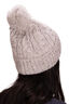 Macpac Novo Pom Pom Beanie, White Marle, hi-res