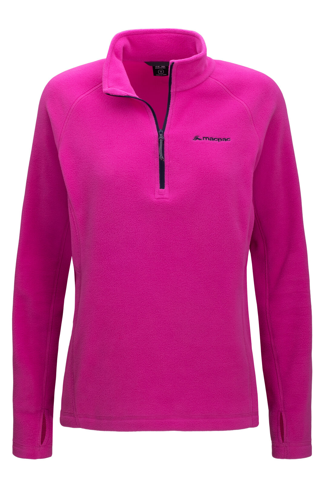 Macpac Women's Tui Polartec® Micro Fleece® Pullover, Rose Violet, hi-res