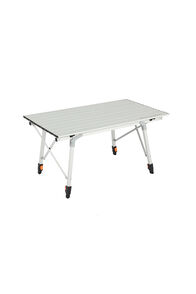 Macpac Flat Fold Camp Table, ALUMINIUM, hi-res