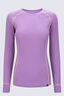 Macpac Women's Geothermal Long Sleeve Top, African Violet, hi-res
