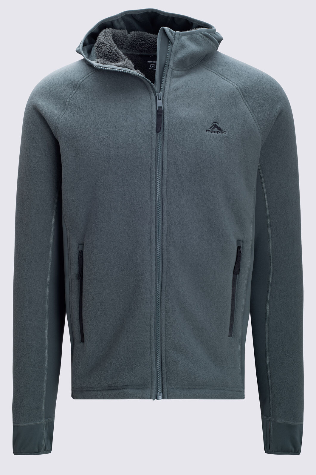 Macpac Men's Mountain Hooded Fleece Jacket, Urban Chic, hi-res