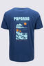Macpac Men's Paparoa NP Fairtrade Organic Cotton T-Shirt, Insignia Blue, hi-res