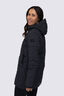 Macpac Women's Odyssey Hooded Insulated Coat, Black, hi-res