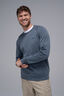 Macpac Men&rsquo;s 280 Merino Long Sleeve Crew, Stormy Weather Marle, hi-res