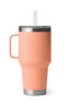 YETI® Rambler® Mug with Straw Cap — 35 oz, Lowcountry Peach, hi-res