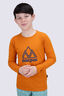 Macpac Kids' Vintage Fairtrade Organic Cotton Long Sleeve T-Shirt, Marmalade, hi-res