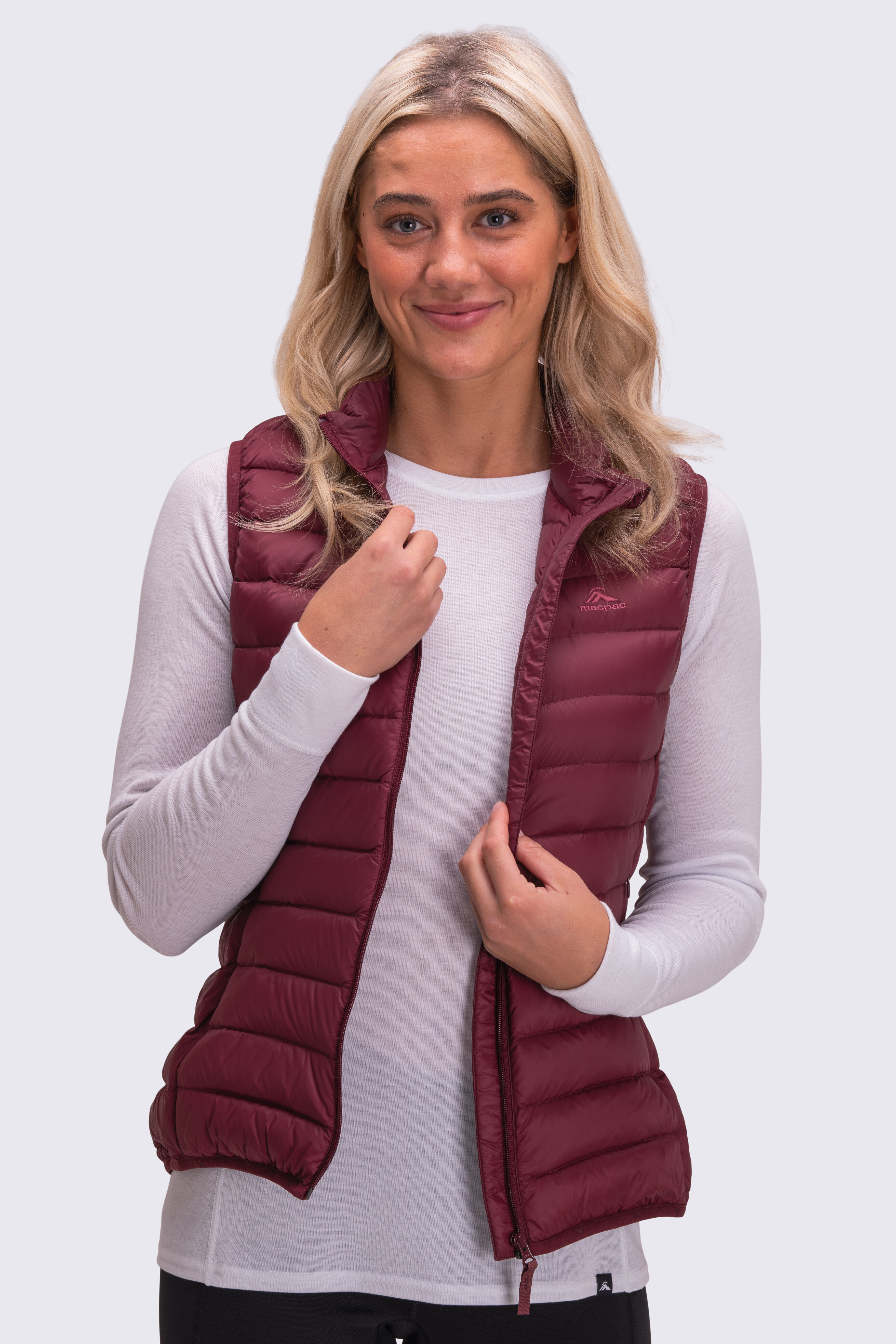 Macpac uber light down vest online