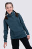 Macpac Kids' Ruru Fleece Pullover, Dark Sea, hi-res