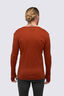 Macpac Men's 220 Merino Long Sleeve Top, Picante, hi-res