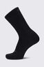 Macpac Merino Hiking Sock, Black, hi-res