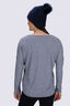 Macpac Women's Eva Long Sleeve T-Shirt, Baritone Blue Marle, hi-res