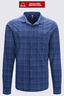 Macpac Men's Eclipse Long-Sleeve Shirt, Naval Academy Check, hi-res