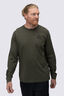 Macpac Men's Vintage Embroidered Fairtrade Organic Cotton Long Sleeve T-Shirt, Forest Night Marle, hi-res