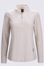 Macpac Women's Tui Fleece Pullover, Moonbeam, hi-res