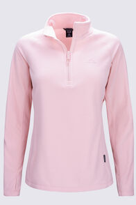 Macpac Women's Tui Fleece Pullover, Lotus, hi-res