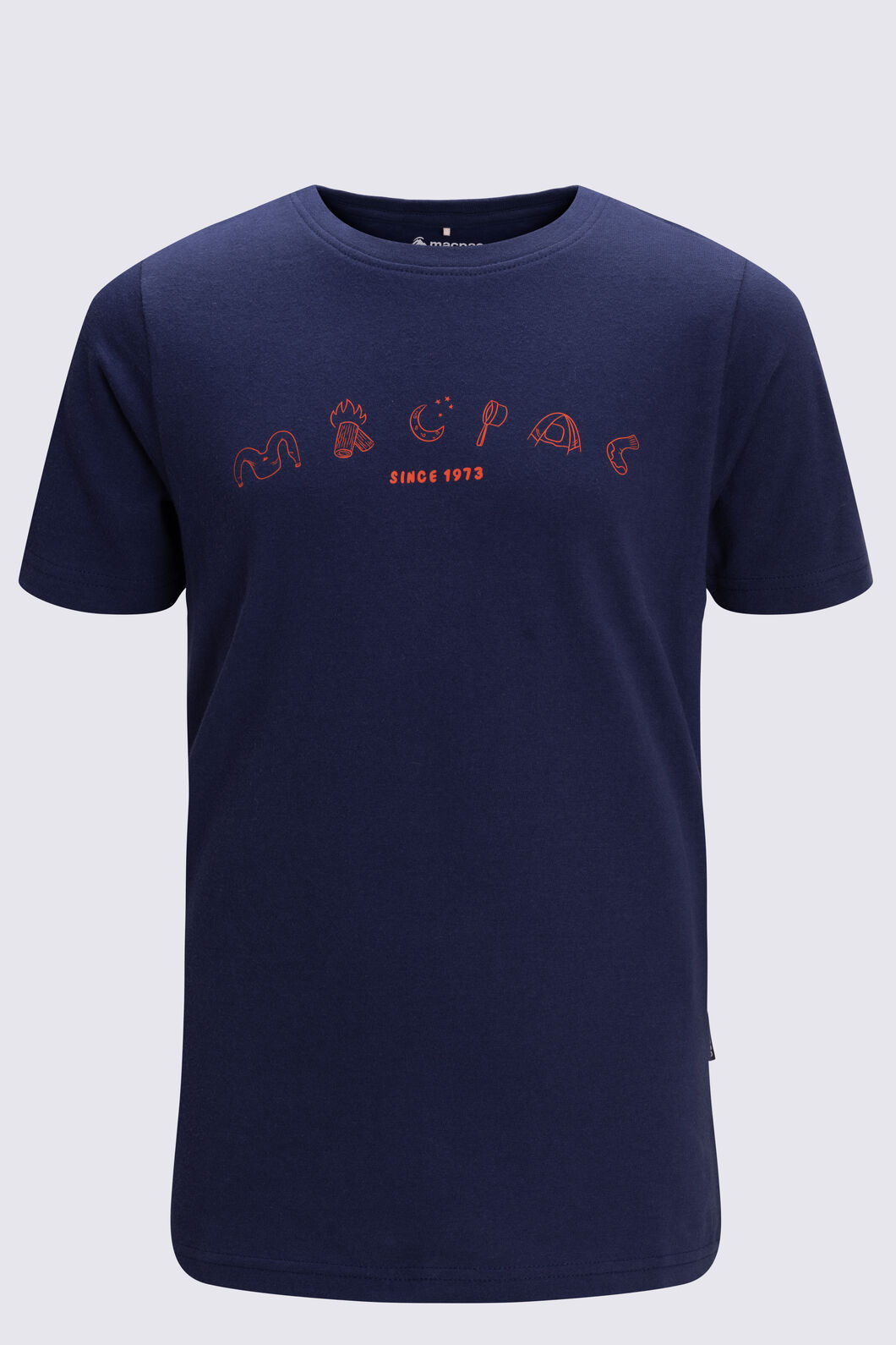 Macpac Kids' Base Camp T-Shirt, Naval Academy, hi-res