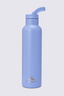 Macpac Insulated Standard Bottle with Straw Lid &mdash; 630ml, Periwinkle, hi-res