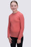 Macpac Kids' 220 Merino Long Sleeve Top, Faded Rose, hi-res