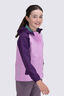 Macpac Kids&rsquo; Crosswinds Rain Jacket, Plum/Orchid, hi-res
