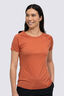 Macpac Women's Ella 180 Merino T-Shirt, Auburn, hi-res