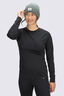 Macpac Women's Long Sleeve Exothermal Top, Black, hi-res