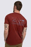 Macpac Men's Olympus Fairtrade Organic Cotton Short Sleeve T-Shirt, Fired Brick, hi-res