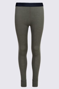 Macpac Kids' 220 Merino Long Johns, Beetle, hi-res