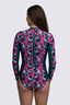 Macpac Women's Southshore Long Sleeve Surfsuit, Deep Teal Shatter, hi-res
