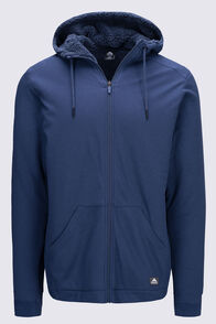 Macpac Men's Waffle Sherpa Jacket, Navy Iris, hi-res