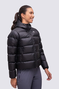 Macpac Women's Orbit Hooded Down Jacket, Black, hi-res