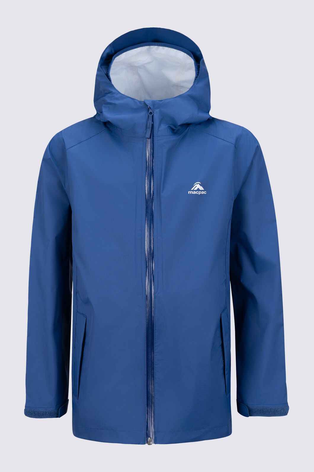 Macpac Kids&rsquo; Mistral Rain Jacket, Navy Peony, hi-res