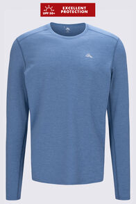 Macpac Men's brrr° Long Sleeve T-Shirt, Captains Blue, hi-res