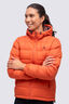 Macpac Women's Halo Hooded Down Jacket ♺, Summer Fig, hi-res