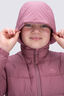 Macpac Kids' Halo Hooded Down Jacket, Deco Rose/Foxglove, hi-res