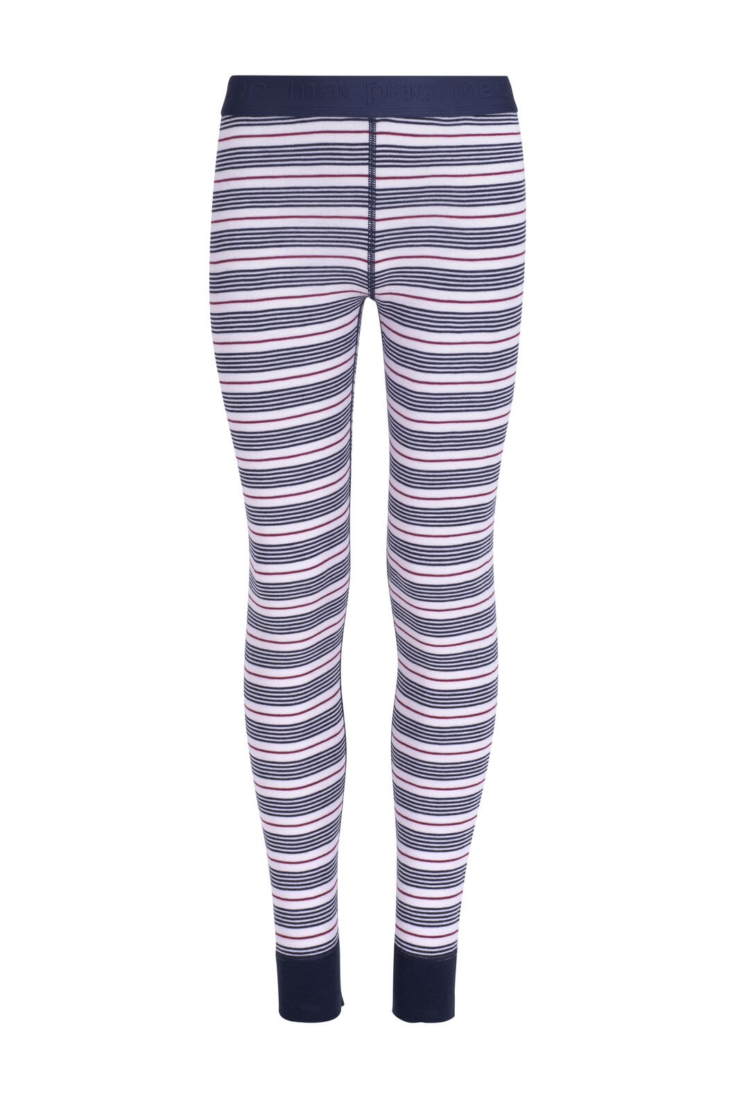 Macpac Kids' 220 Merino Long Johns, Cradle Pink Stripe, hi-res