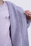 Macpac Kids' Waffle Sherpa Hooded Jacket, Wisteria, hi-res