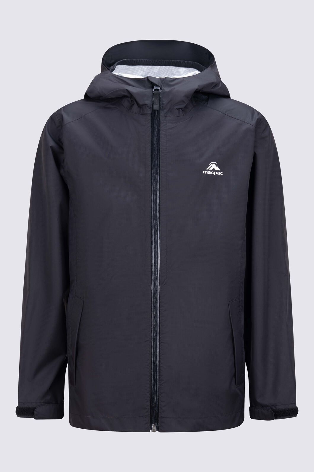 Macpac Kids&rsquo; Mistral Rain Jacket, Black, hi-res