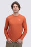 Macpac Men's brrr&deg; Long Sleeve T-Shirt, Brick Orange, hi-res
