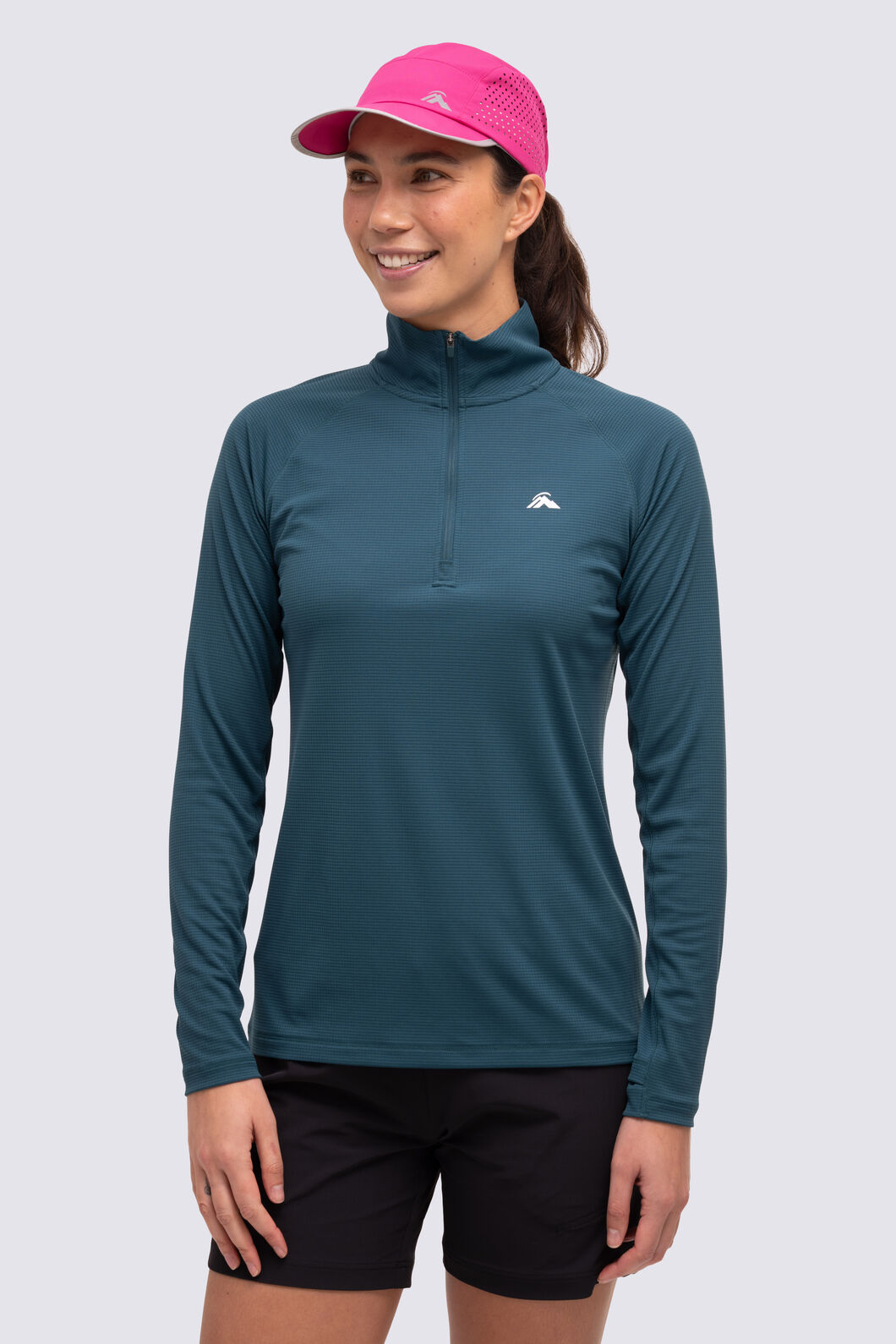 Macpac Women's Trail Pullover, Deep Teal, hi-res