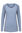 Macpac Women's 150 Merino V-Neck Top, Dusty Blue, hi-res