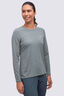 Macpac Women's brrr° Long Sleeve T-Shirt, Balsam Green, hi-res