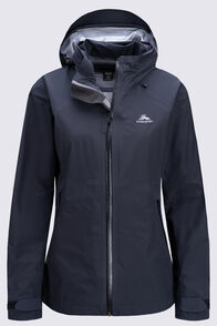 Macpac Women's Traverse Rain Jacket, Black, hi-res