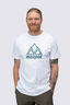 Macpac Men's Vintage Fairtrade Organic Cotton Short Sleeve T-Shirt, White, hi-res