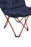 Macpac Half Moon Quad Folding Chair, Navy/Red, hi-res