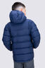 Macpac Kids' Halo Hooded Down Jacket, Naval Academy/Rust, hi-res