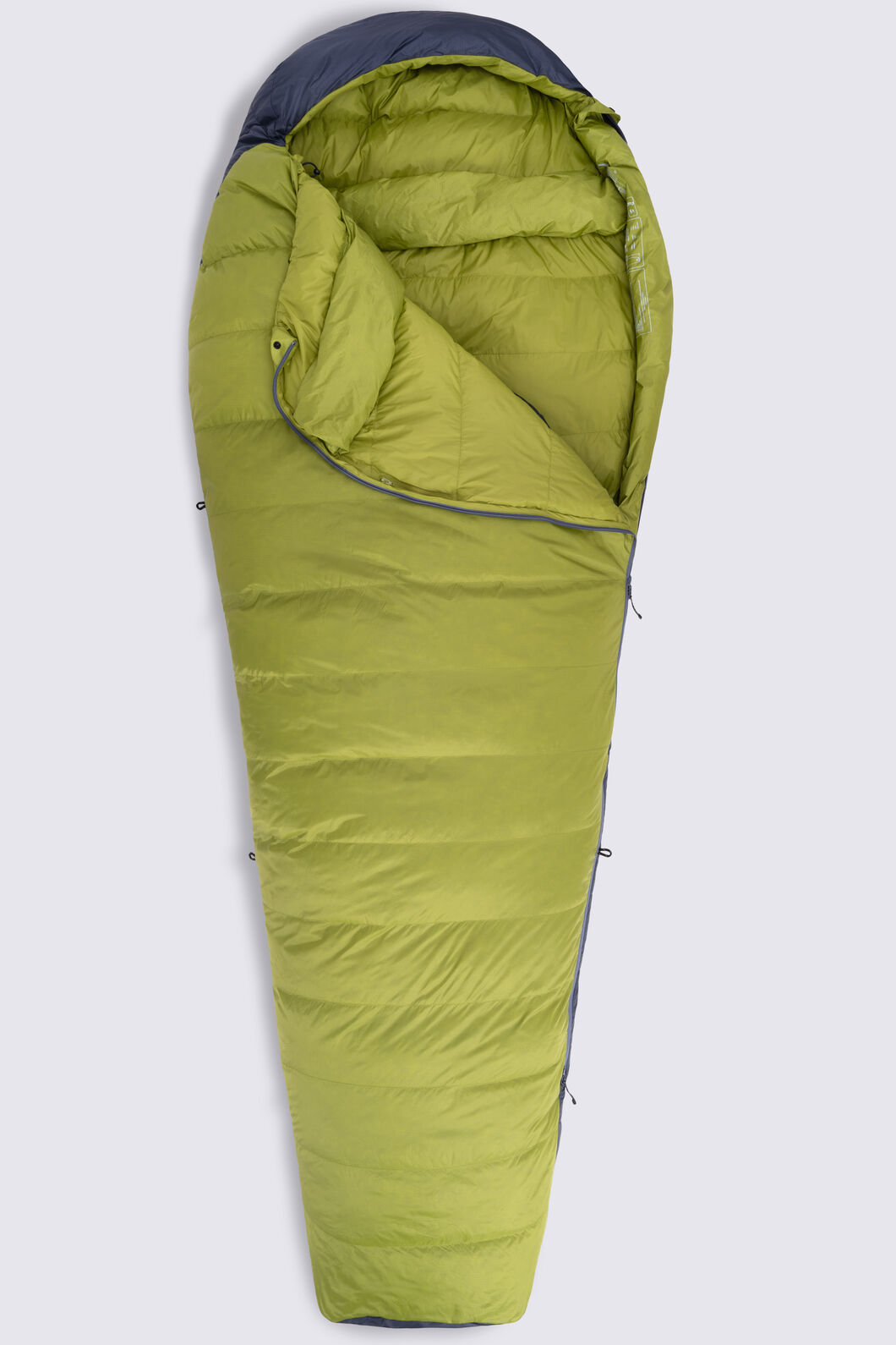 Macpac Women's Dusk 400 Down Sleeping Bag (3&deg;C), Woodbine/Ombre Blue, hi-res