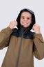 Macpac Kids' Pack-It Jacket V2, Black/Kangaroo, hi-res