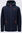 Macpac Kids' Mini Mountain Hooded Fleece Jacket, Navy/Pureed Pumpkin, hi-res